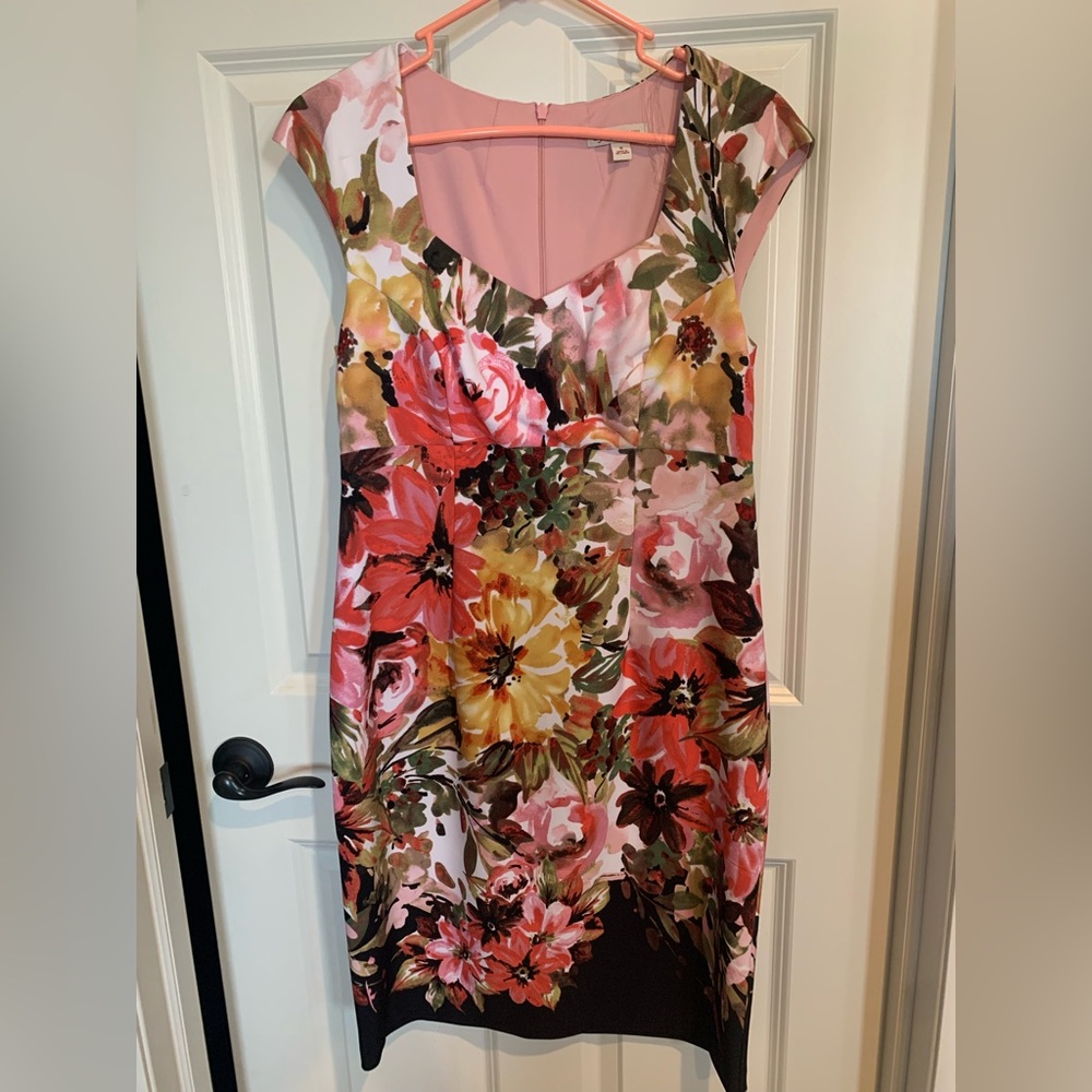 Fitted Floral Mini Dress